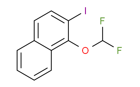 CAS No. 1261660-76-7, 1-(Difluoromethoxy)-2-iodonaphthalene
