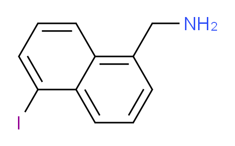 CAS No. 1261843-00-8, 1-(Aminomethyl)-5-iodonaphthalene