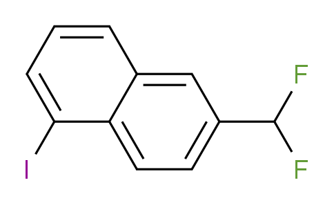 CAS No. 1261470-13-6, 2-(Difluoromethyl)-5-iodonaphthalene