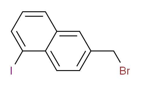 CAS No. 1261512-62-2, 2-(Bromomethyl)-5-iodonaphthalene