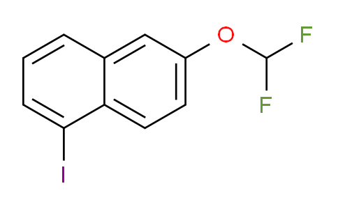 CAS No. 1261660-58-5, 2-(Difluoromethoxy)-5-iodonaphthalene