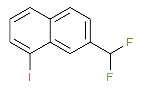 CAS No. 1261660-99-4, 2-(Difluoromethyl)-8-iodonaphthalene