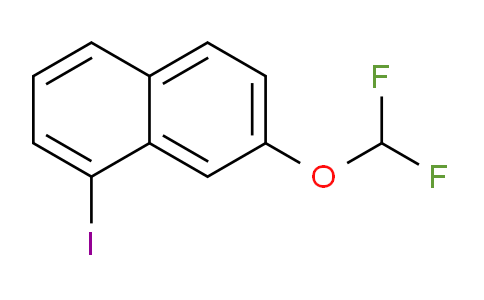 CAS No. 1261627-80-8, 2-(Difluoromethoxy)-8-iodonaphthalene