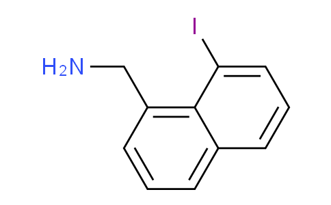 CAS No. 1261655-00-8, 1-(Aminomethyl)-8-iodonaphthalene