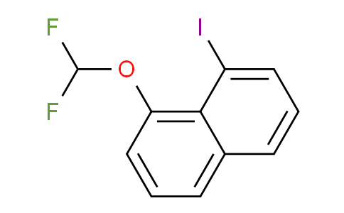 CAS No. 1261787-55-6, 1-(Difluoromethoxy)-8-iodonaphthalene