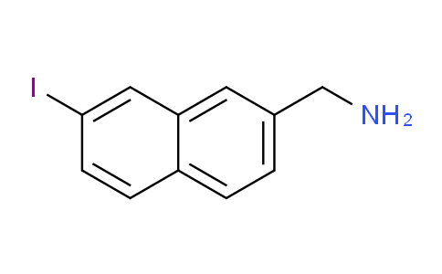 CAS No. 1261732-24-4, 2-(Aminomethyl)-7-iodonaphthalene