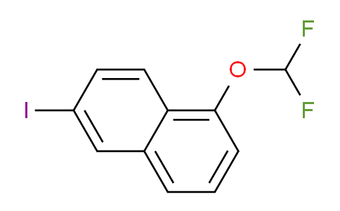 CAS No. 1261488-58-7, 1-(Difluoromethoxy)-6-iodonaphthalene