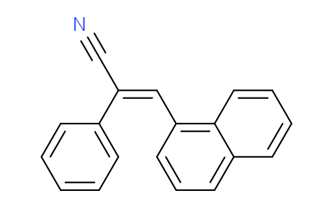 CAS No. 65260-38-0, 3-(Naphthalen-1-yl)-2-phenylacrylonitrile
