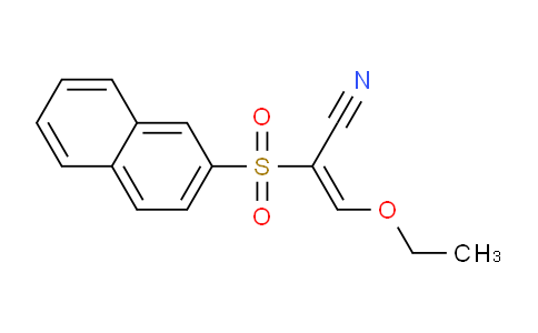 CAS No. 32083-61-7, 3-Ethoxy-2-(naphthalen-2-ylsulfonyl)acrylonitrile