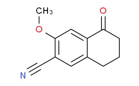 CAS No. 1337839-72-1, 3-Methoxy-5-oxo-5,6,7,8-tetrahydronaphthalene-2-carbonitrile