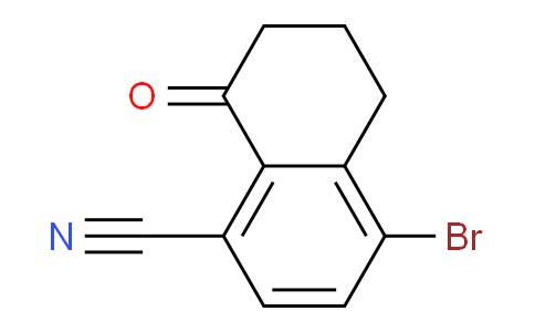 CAS No. 1260009-42-4, 4-Bromo-8-oxo-5,6,7,8-tetrahydronaphthalene-1-carbonitrile
