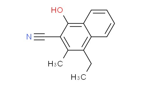 CAS No. 672305-99-6, 4-Ethyl-1-hydroxy-3-methyl-2-naphthonitrile