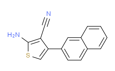 CAS No. 86604-42-4, 2-Amino-4-(naphthalen-2-yl)thiophene-3-carbonitrile