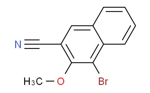 CAS No. 858031-24-0, 4-Bromo-3-methoxy-2-naphthonitrile