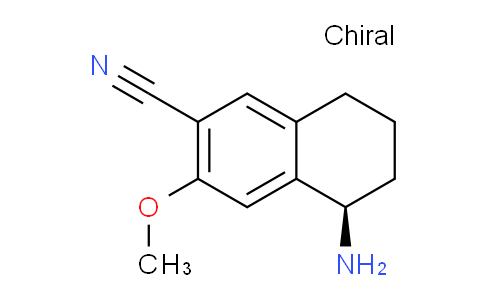 CAS No. 1336234-63-9, (R)-5-Amino-3-methoxy-5,6,7,8-tetrahydronaphthalene-2-carbonitrile