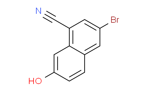 550998-30-6 | 3-Bromo-7-hydroxy-1-naphthonitrile