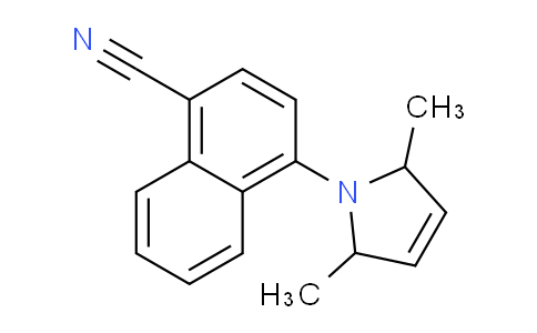 CAS No. 870889-07-9, 4-(2,5-Dimethyl-2,5-dihydro-1H-pyrrol-1-yl)-1-naphthonitrile