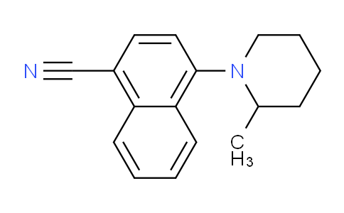 CAS No. 870889-66-0, 4-(2-Methylpiperidin-1-yl)-1-naphthonitrile