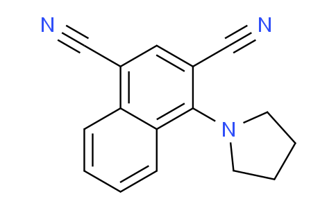 CAS No. 870966-67-9, 4-(Pyrrolidin-1-yl)naphthalene-1,3-dicarbonitrile