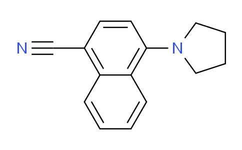CAS No. 664362-54-3, 4-(Pyrrolidin-1-yl)-1-naphthonitrile