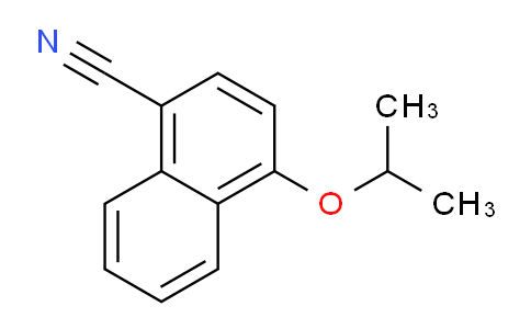 CAS No. 62677-57-0, 4-Isopropoxy-1-naphthonitrile