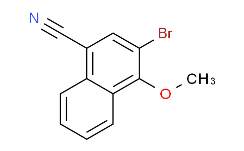 CAS No. 1707570-89-5, 3-Bromo-4-methoxy-1-naphthonitrile