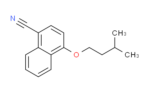 CAS No. 62677-59-2, 4-(Isopentyloxy)-1-naphthonitrile