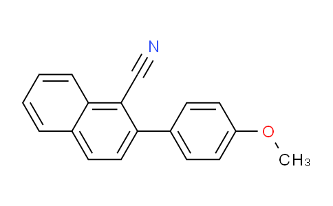 CAS No. 918630-59-8, 2-(4-Methoxyphenyl)-1-naphthonitrile