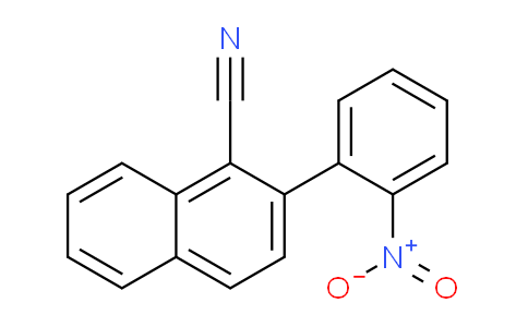 CAS No. 918630-58-7, 2-(2-Nitrophenyl)-1-naphthonitrile