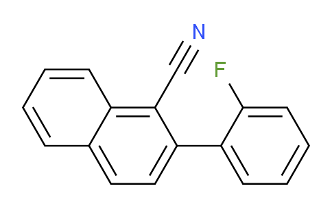 CAS No. 918630-57-6, 2-(2-Fluorophenyl)-1-naphthonitrile
