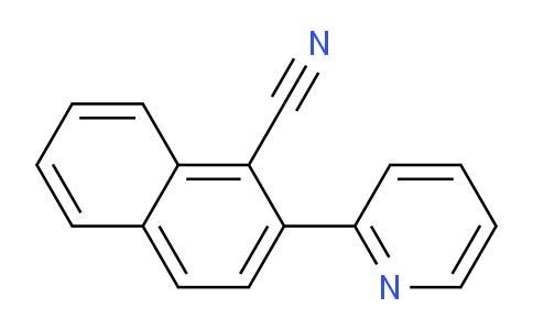 CAS No. 918630-60-1, 2-(Pyridin-2-yl)-1-naphthonitrile