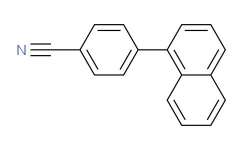 CAS No. 27331-37-9, 4-(Naphthalen-1-yl)benzonitrile