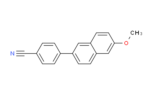 CAS No. 80493-89-6, 4-(6-Methoxynaphthalen-2-yl)benzonitrile