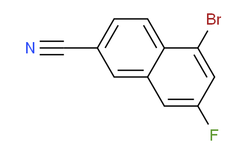 CAS No. 1632077-33-8, 5-Bromo-7-fluoro-2-naphthonitrile