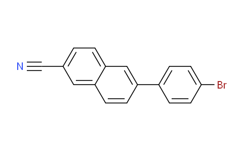 CAS No. 1228267-66-0, 6-(4-Bromophenyl)-2-naphthonitrile