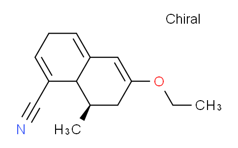 CAS No. 106272-63-3, (8R)-6-Ethoxy-8-methyl-3,7,8,8a-tetrahydronaphthalene-1-carbonitrile
