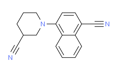CAS No. 870889-74-0, 1-(4-Cyanonaphthalen-1-yl)piperidine-3-carbonitrile