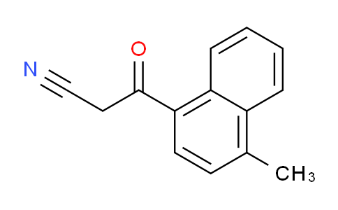 CAS No. 502924-66-5, 3-(4-Methylnaphthalen-1-yl)-3-oxopropanenitrile