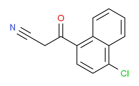 CAS No. 374926-12-2, 3-(4-Chloronaphthalen-1-yl)-3-oxopropanenitrile