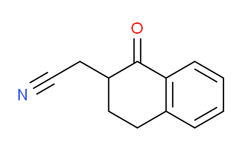 CAS No. 72605-01-7, 2-(1-Oxo-1,2,3,4-tetrahydronaphthalen-2-yl)acetonitrile