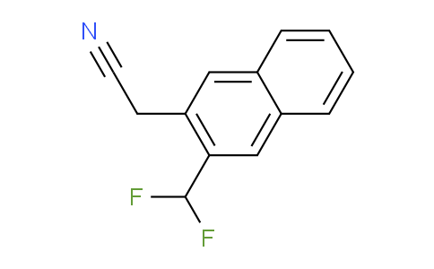 CAS No. 1261871-61-7, 2-(Difluoromethyl)naphthalene-3-acetonitrile