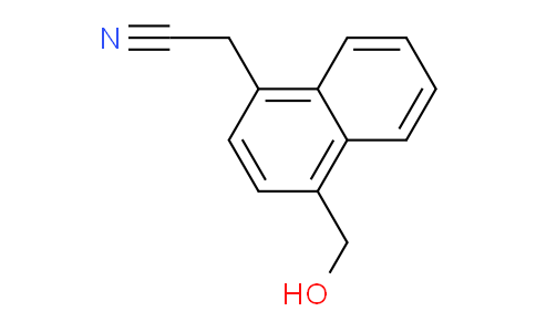 CAS No. 1261563-69-2, 2-(4-(Hydroxymethyl)naphthalen-1-yl)acetonitrile