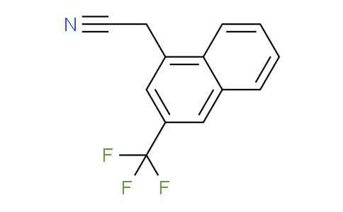 CAS No. 1261808-20-1, 2-(Trifluoromethyl)naphthalene-4-acetonitrile