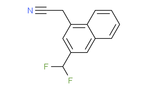 CAS No. 1261800-70-7, 2-(3-(Difluoromethyl)naphthalen-1-yl)acetonitrile