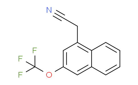 CAS No. 1261631-55-3, 2-(3-(Trifluoromethoxy)naphthalen-1-yl)acetonitrile
