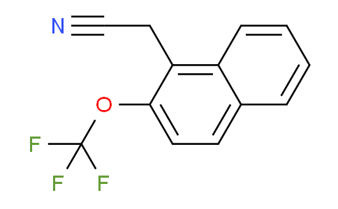 CAS No. 1261734-26-2, 2-(2-(Trifluoromethoxy)naphthalen-1-yl)acetonitrile
