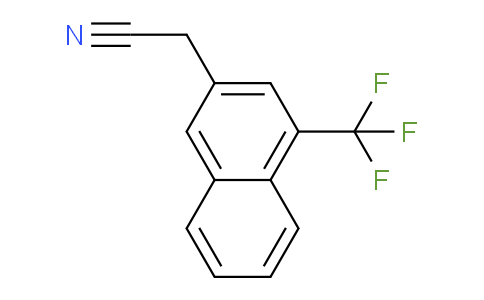 CAS No. 1261883-92-4, 1-(Trifluoromethyl)naphthalene-3-acetonitrile