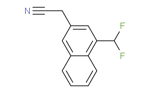 CAS No. 1261456-58-9, 1-(Difluoromethyl)naphthalene-3-acetonitrile