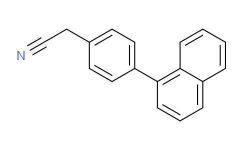CAS No. 1000542-51-7, 2-(4-(Naphthalen-1-yl)phenyl)acetonitrile