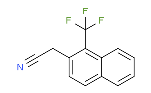 CAS No. 1261737-11-4, 1-(Trifluoromethyl)naphthalene-2-acetonitrile